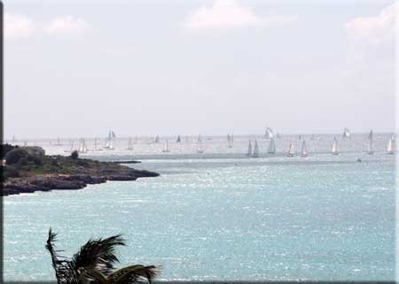 More boats coming around the airport